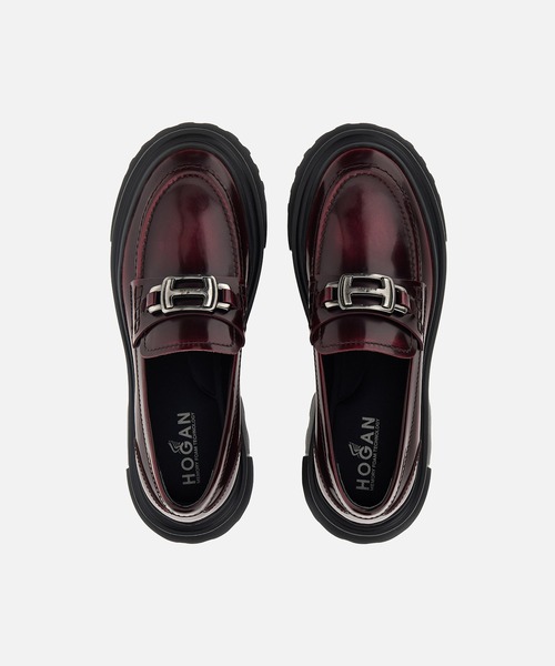 HOGAN（ホーガン）の「ホーガン H619 ローファー（ローファー・レディース・ボルドー・37/36/36.5/34/35/35.5/37.5/34.5/38/38.5/39）」の5枚目の写真