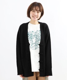 133649：チャイナボタン ニットカーディガン