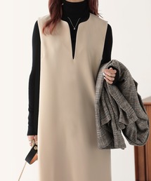 nouvellemoi（ヌーベルモイ）の「スキッパーロングジャンパースカート（ジャンパースカート）」