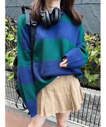 WC | ボーダービッグニット(ニット/セーター)