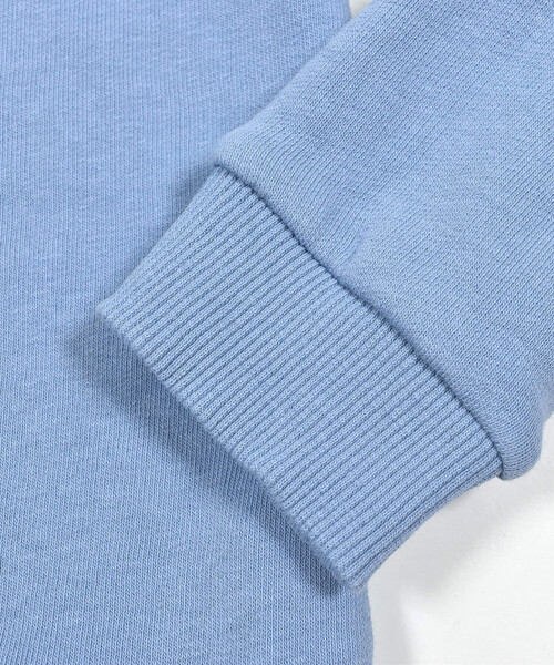 BeBe（ベベ）の「ベア裏毛リボントレーナー(80~150cm)（スウェット・キッズ・ブルー/パープル・120cm/110cm/150cm/140cm/100cm/130cm/90cm/80ｃｍ）」の15枚目の写真