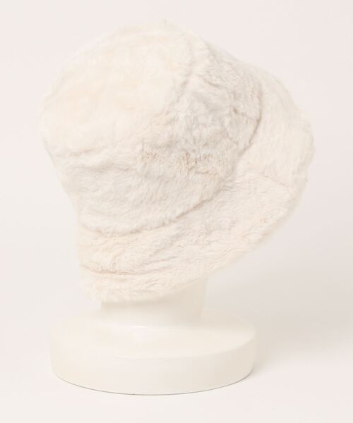 TONE SELECT GOODS（トーンセレクトグッズ）の「【float】リバーシブル フェイクファー キルティング バケットハット（ハット・レディース・アッシュブラウン/オフホワイト/ライトグレー/アイボリー/ブラック/ライトブラウン/ワインレッド/ベージュ・FREE）」の17枚目の写真