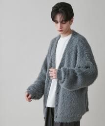 LUCY | WEGO/【23年秋冬新作】フェザーカーディガン(カーディガン/ボレロ)