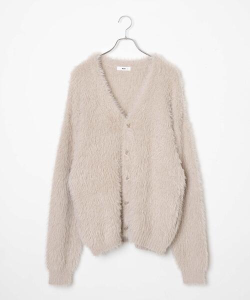 LUCY（ルーシー）の「LUCY/フェザーカーディガン（カーディガン/ボレロ・メンズ・ブルー/ブラック/ベージュ・MEDIUM/LARGE）」の9枚目の写真