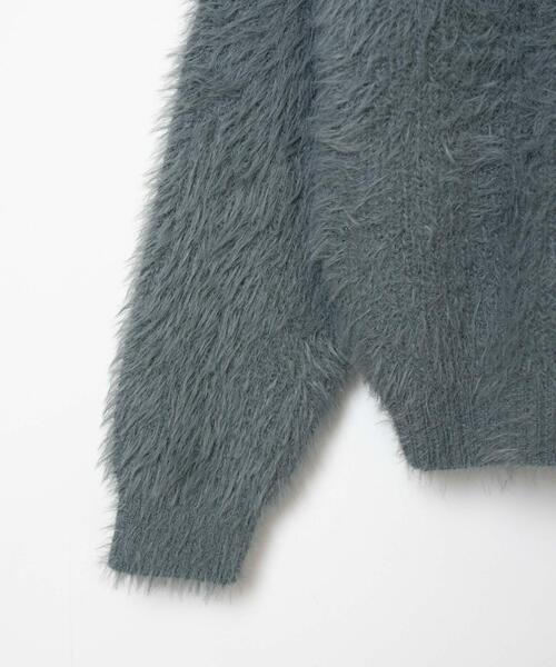 LUCY（ルーシー）の「LUCY/フェザーカーディガン（カーディガン/ボレロ・メンズ・ブルー/ブラック/ベージュ・MEDIUM/LARGE）」の12枚目の写真