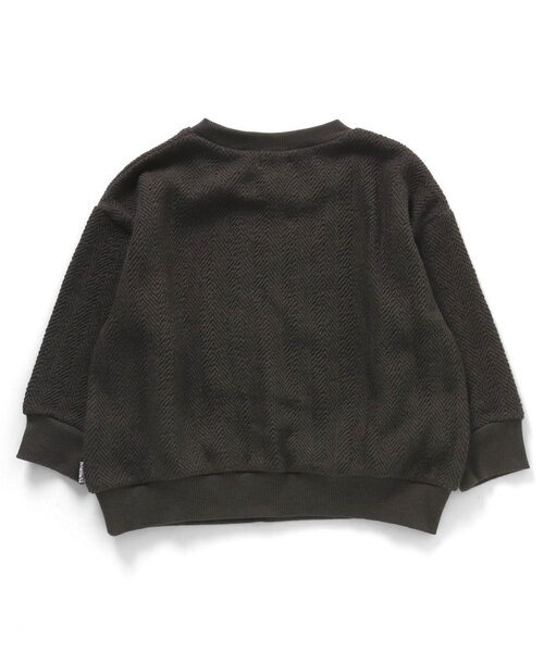 F.O.KIDS(エフオーキッズ)の「DOGモチーフトレーナー(スウェット・キッズ・ブラック/アイボリー/ミント/グレー・140/80/90/120/100/130/110)」の5枚目の写真
