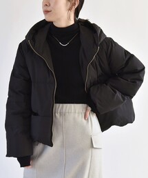 quaranciel（カランシエル）の「quaranciel: フーデッド ショート ダウン ジャケット（ダウンジャケット/コート）」