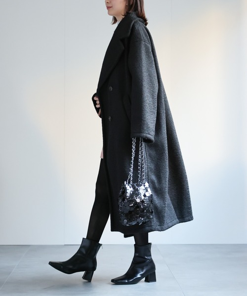 極美品✨エンフォルド 圧縮ウールチェスターコート ロング丈 コクーン 黒 S 楽天市場】エンフォルド チェスターコートの通販