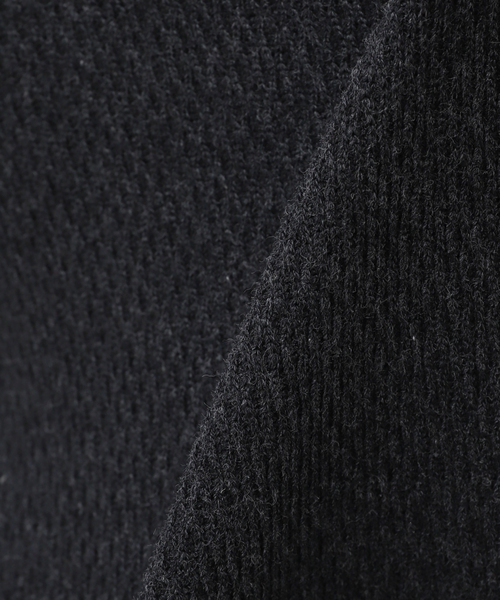 JOURNAL STANDARD relume（ジャーナルスタンダード　レリューム）の「ヘビーハニカム クルーネック（Tシャツ/カットソー・メンズ・アイボリー/ブラック/ホワイト/グレー・LARGE/MEDIUM）」の8枚目の写真