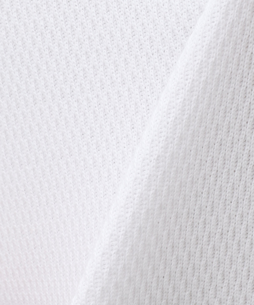 JOURNAL STANDARD relume（ジャーナルスタンダード　レリューム）の「ヘビーハニカム クルーネック（Tシャツ/カットソー・メンズ・アイボリー/ブラック/ホワイト/グレー・LARGE/MEDIUM）」の16枚目の写真