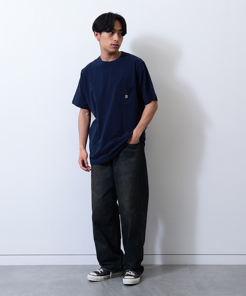 BEAMS(ビームス)の「BEAMS / Bロゴ ポケット Tシャツ(Tシャツ/カットソー・メンズ・グレー系その他/ネイビー/ホワイト・XL/L/M/S/XX-LARGE)」の13枚目の写真