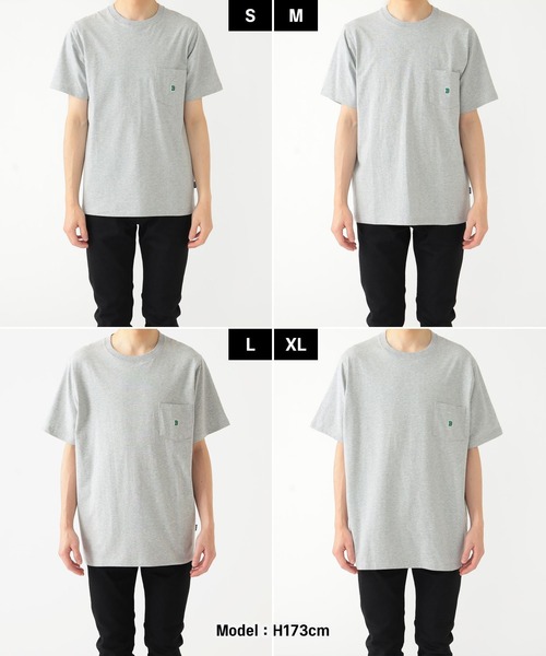 BEAMS(ビームス)の「BEAMS / Bロゴ ポケット Tシャツ(Tシャツ/カットソー・メンズ・グレー系その他/ネイビー/ホワイト・XL/L/M/S/XX-LARGE)」の19枚目の写真