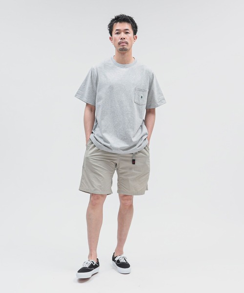 BEAMS(ビームス)の「BEAMS / Bロゴ ポケット Tシャツ(Tシャツ/カットソー・メンズ・グレー系その他/ネイビー/ホワイト・XL/L/M/S/XX-LARGE)」の18枚目の写真