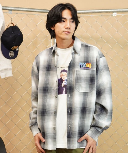 セール】【ムラサキスポーツ別注】THRASHER/スラッシャー 長袖シャツ