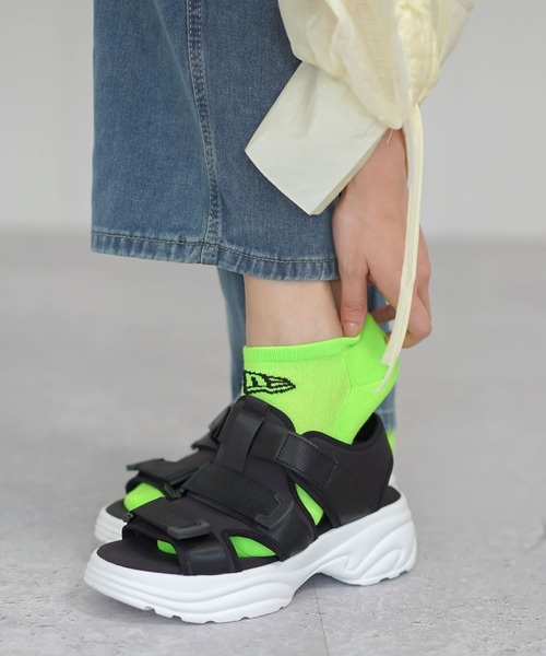 NEW ERA（ニューエラ）の「NEW ERA ニューエラ ショートソックス 3足組 / 靴下 3足セット neロゴ刺繍（ソックス/靴下・メンズ・マルチ/その他1/その他2/ブラック/ネイビー/ホワイト・21-23cm/25-27CM/23-25cm/27-29cm）」の8枚目の写真