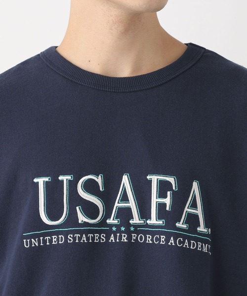 DISCUS（ディスカス）の「【DISCUS/ディスカス】別注/裏毛カレッジルーズスウェット（スウェット・メンズ・ネイビー/オフホワイト・MEDIUM/LARGE）」の12枚目の写真