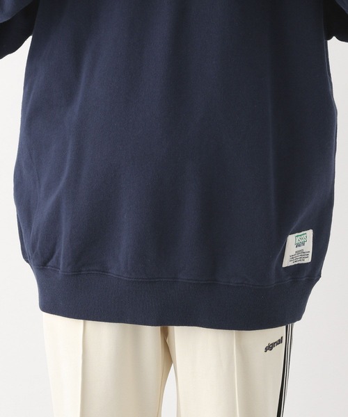 DISCUS（ディスカス）の「【DISCUS/ディスカス】別注/裏毛カレッジルーズスウェット（スウェット・メンズ・ネイビー/オフホワイト・MEDIUM/LARGE）」の14枚目の写真