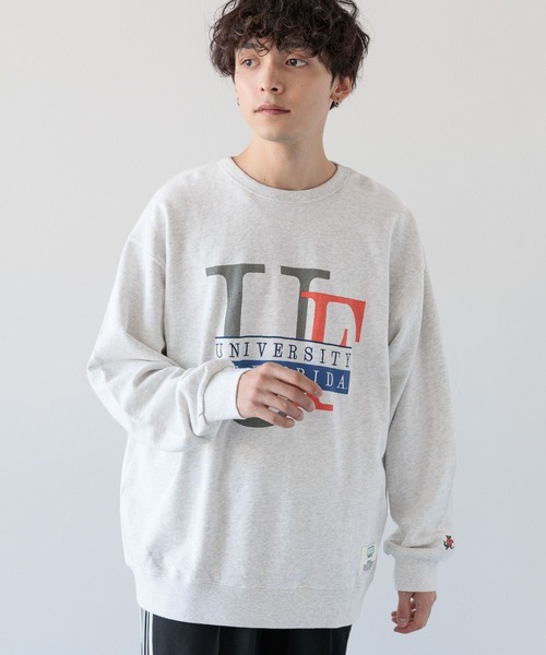 DISCUS（ディスカス）の「【DISCUS/ディスカス】別注/裏毛カレッジルーズスウェット（スウェット・メンズ・ネイビー/オフホワイト・MEDIUM/LARGE）」の19枚目の写真