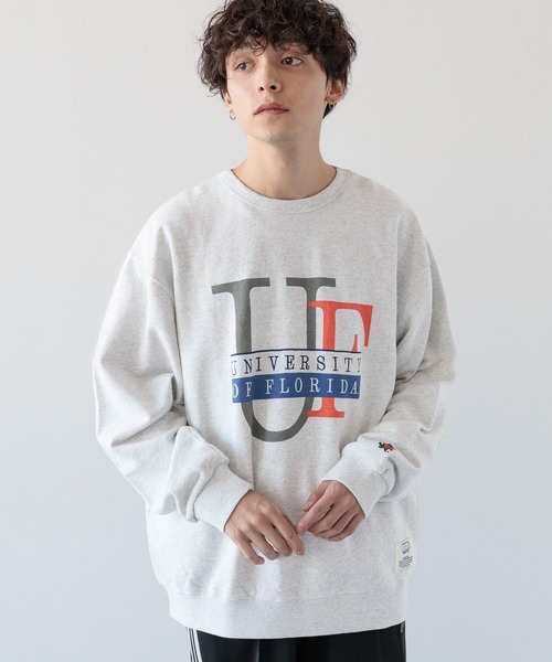 DISCUS（ディスカス）の「【DISCUS/ディスカス】別注/裏毛カレッジルーズスウェット（スウェット・メンズ・ネイビー/オフホワイト・MEDIUM/LARGE）」の20枚目の写真