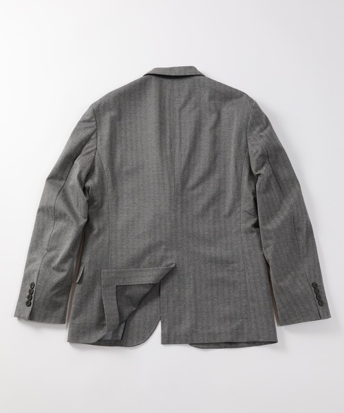MEN'S BIGI(メンズビギ)の「【ACTIVE TAILOR】ヘリンボーンテーラードジャケット(テーラードジャケット・メンズ・グレー/ネイビー・02/03/04/01)」の15枚目の写真