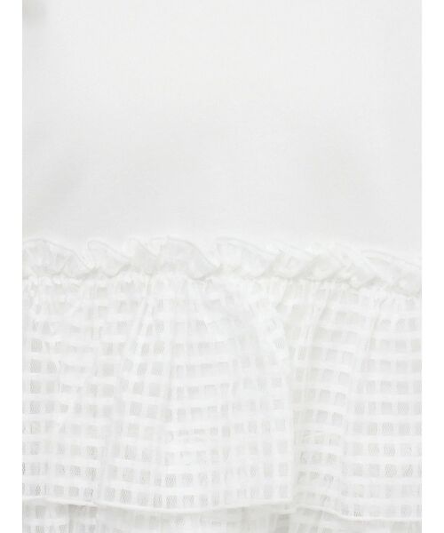 merry jenny（メリージェニー）の「checkチュールフリルトレーナー（スウェット・レディース・グレー/ピンク/オフホワイト・FREE）」の14枚目の写真