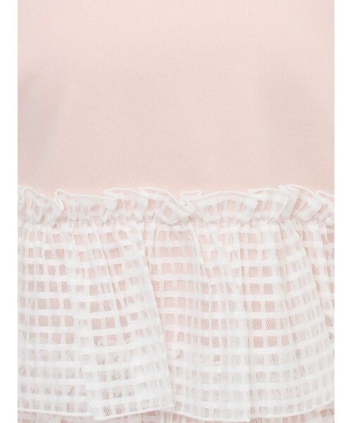 merry jenny（メリージェニー）の「checkチュールフリルトレーナー（スウェット・レディース・グレー/ピンク/オフホワイト・FREE）」の15枚目の写真