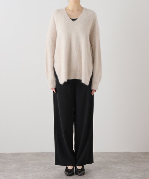 セール】《追加》Fur Vスリットプルオーバー（ニット/セーター