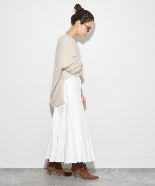 セール】《追加》Fur Vスリットプルオーバー（ニット/セーター