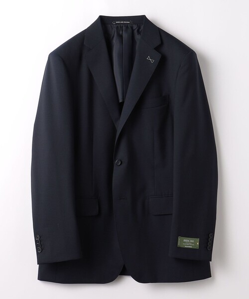 green label relaxing（グリーンレーベルリラクシング）の「REDA トロピカルムジ 2B RV スーツジャケット（スーツジャケット・メンズ・ネイビー/ロイヤルブルー/ダークブラウン/ブラック・46/44/42/50/48/52）」の8枚目の写真