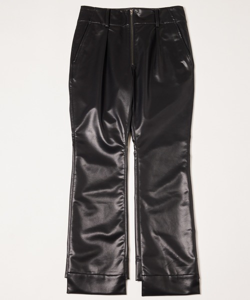 AIVER(アイバー)の「AIVER フェイクレザーセミフレアパンツ(その他パンツ・メンズ・ピンク系その他/ブラック・LARGE/MEDIUM/SMALL)」の20枚目の写真