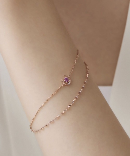 4℃（ヨンドシー）の「【New Year Limited】シルバー ブレスレット（ブレスレット・レディース・ピンクゴールド・FREE）」の4枚目の写真