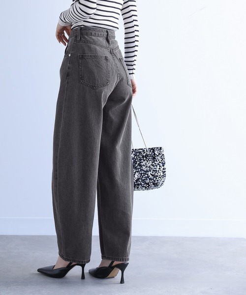 n'OrLABEL（ノアールレーベル）の「『カーブシルエットデニム』（デニムパンツ・レディース・インディゴブルー/ブラック/ワンウォッシュ・M/S/LL/L）」の4枚目の写真