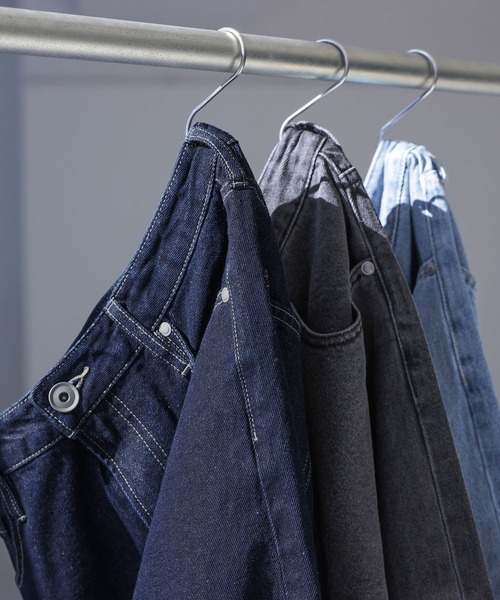 n'OrLABEL（ノアールレーベル）の「『カーブシルエットデニム』（デニムパンツ・レディース・インディゴブルー/ブラック/ワンウォッシュ・M/S/LL/L）」の19枚目の写真