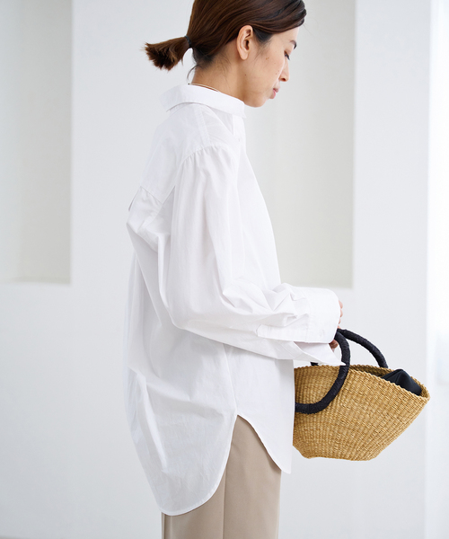 新品 IENA BASICレギュラーシャツ フリー ホワイト レディース IENA（イエナ）の「BASICレギュラーシャツ（シャツ/ブラウス）」 - WEAR