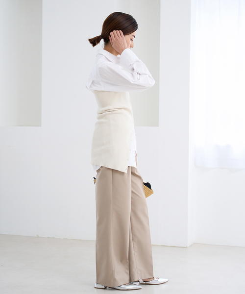 新品 IENA BASICレギュラーシャツ フリー ホワイト レディース IENA（イエナ）の「BASICレギュラーシャツ（シャツ/ブラウス）」 - WEAR