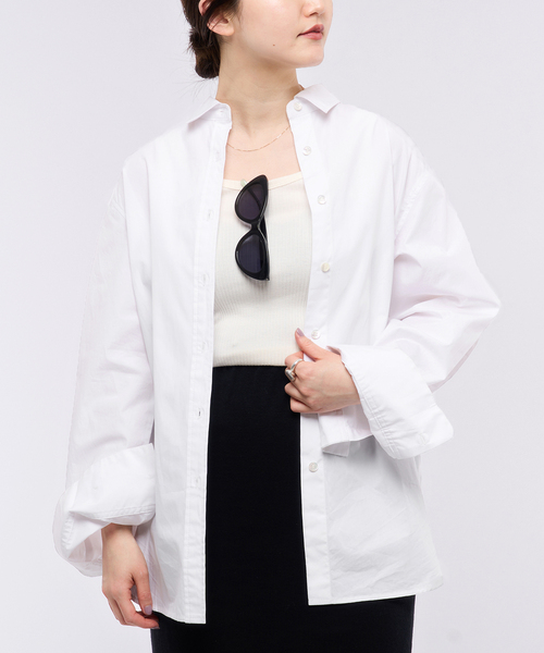 【IENA】レギュラーカラーシャツ＊2019AW＊イエナ IENA LA BOUCLE レギュラーカラーシャツ（シャツ／ブラウス）｜IENA