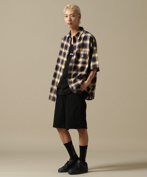 【WEB&DEPOT限定】WHITELAND/ホワイトランド/OWL/MINI SILICON SWT SHORTS/スウェットショーツ（スウェットパンツ）｜WHITELAND（ホワイトランド）