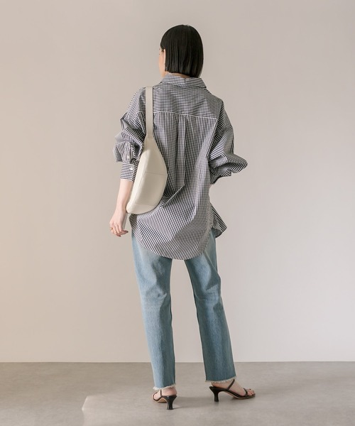 RIVE DROITE（リヴドロワ）の「低身長サイズあり/MONN.:. ストレートデニム（デニムパンツ・レディース・ブルー・34/36/38/40）」の4枚目の写真