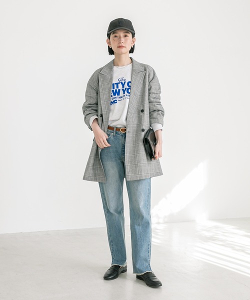 RIVE DROITE（リヴドロワ）の「低身長サイズあり/MONN.:. ストレートデニム（デニムパンツ・レディース・ブルー・34/36/38/40）」の20枚目の写真