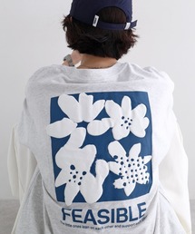 ANME | 前後ロゴ入りフラワープリント半袖Tシャツ(Tシャツ/カットソー)