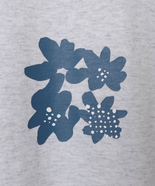ANME(アンメ)の「前後ロゴ入りフラワープリント半袖Tシャツ(Tシャツ/カットソー・レディース・ホワイト系その他2/グレー系その他/グレー系その他2/ホワイト系その他・M/L/XL)」の20枚目の写真