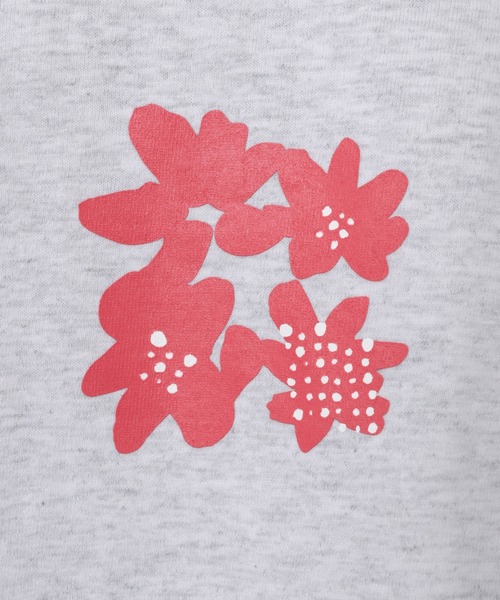 ANME（アンメ）の「前後ロゴ入りフラワープリント半袖Tシャツ（Tシャツ/カットソー・レディース・ホワイト系その他2/グレー系その他/グレー系その他2/ホワイト系その他・M/L/XL）」の19枚目の写真