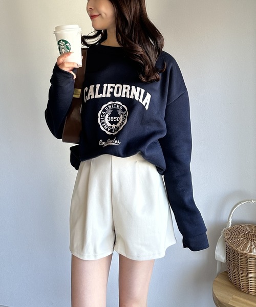 Silly（シリー）の「【あったか素材で秋冬に！】ツータックショートパンツ（その他パンツ・レディース・ホワイト/ブラック・SMALL/MEDIUM）」の4枚目の写真