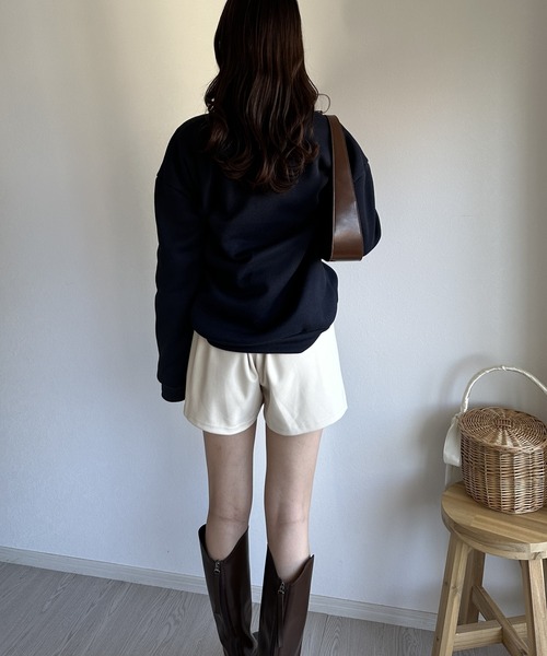 あったか素材で秋冬に！】ツータックショートパンツ（その他パンツ