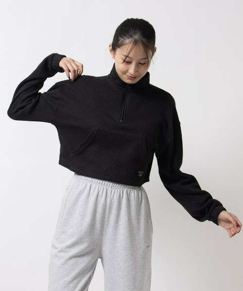 Reebok（リーボック）の「クラシック ワッフル カバーアップ / CL WDE WAFFLE COVERUP（その他トップス・レディース・ベージュ/ブラック/ピンクベージュ・LARGE/MEDIUM/SMALL/X-LARGE）」の2枚目の写真