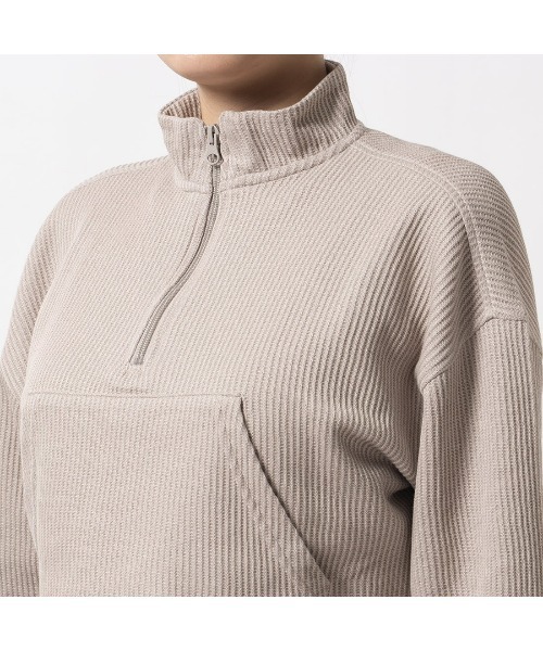 Reebok（リーボック）の「クラシック ワッフル カバーアップ / CL WDE WAFFLE COVERUP（その他トップス・レディース・ベージュ/ブラック/ピンクベージュ・LARGE/MEDIUM/SMALL/X-LARGE）」の6枚目の写真