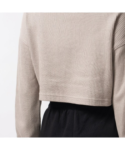 Reebok（リーボック）の「クラシック ワッフル カバーアップ / CL WDE WAFFLE COVERUP（その他トップス・レディース・ベージュ/ブラック/ピンクベージュ・LARGE/MEDIUM/SMALL/X-LARGE）」の8枚目の写真