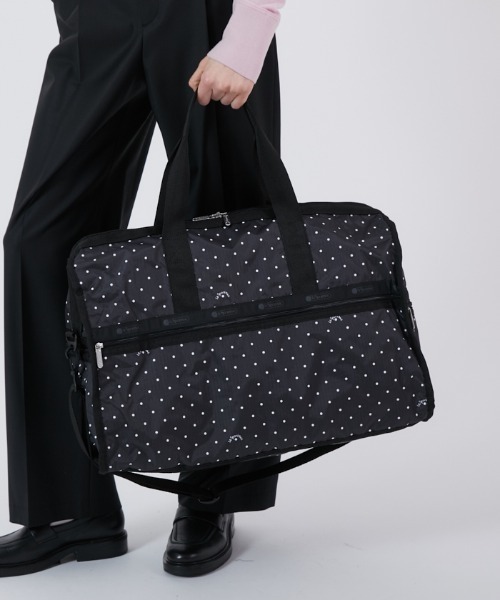 LeSportsac(レスポートサック)の「DELUXE LG WEEKENDER プティドット(ボストンバッグ・レディース・ブラック・FREE)」の10枚目の写真