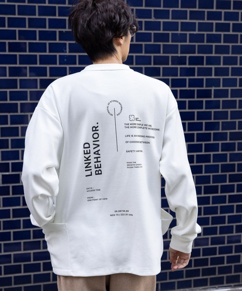 LAKOLE（ラコレ）の「ポンチサイドポケットプルオーバー / 993479（Tシャツ/カットソー・メンズ・ホワイト/グリーン/ブラック・MEDIUM/LARGE/X-LARGE）」の5枚目の写真