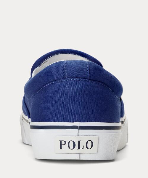 POLO RALPH LAUREN（ポロ ラルフ ローレン）の「Keaton Polo ベア スリップオン スニーカー（スリッポン・メンズ・ブルー系1・5D/4D/10.5D/10D/9.5D/9D/8.5D/8D/7.5D/7D/6D）」の3枚目の写真